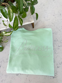 Crowned Tiana Bling Embroidered  Shirt