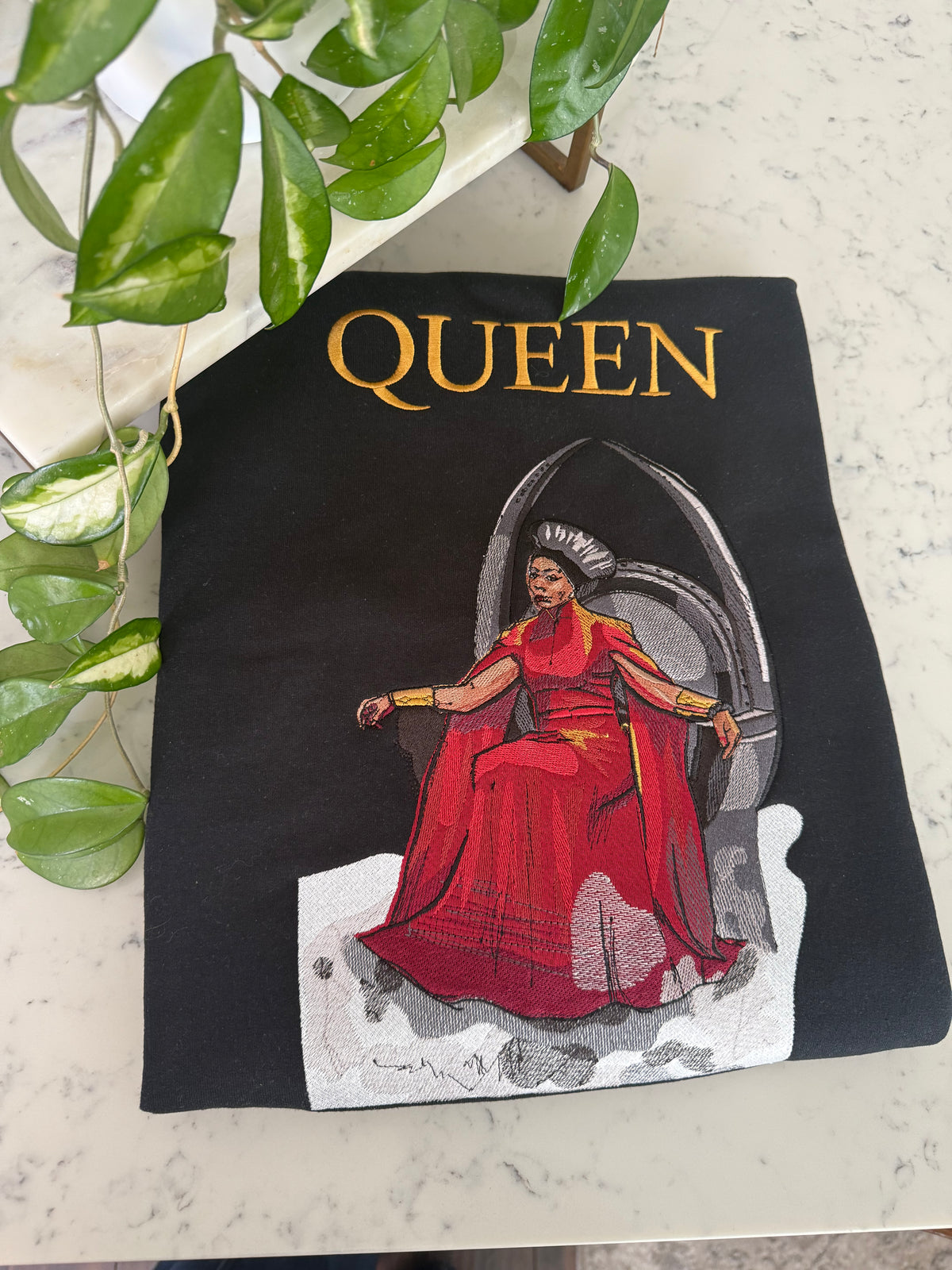 Queen Embroidered Shirt