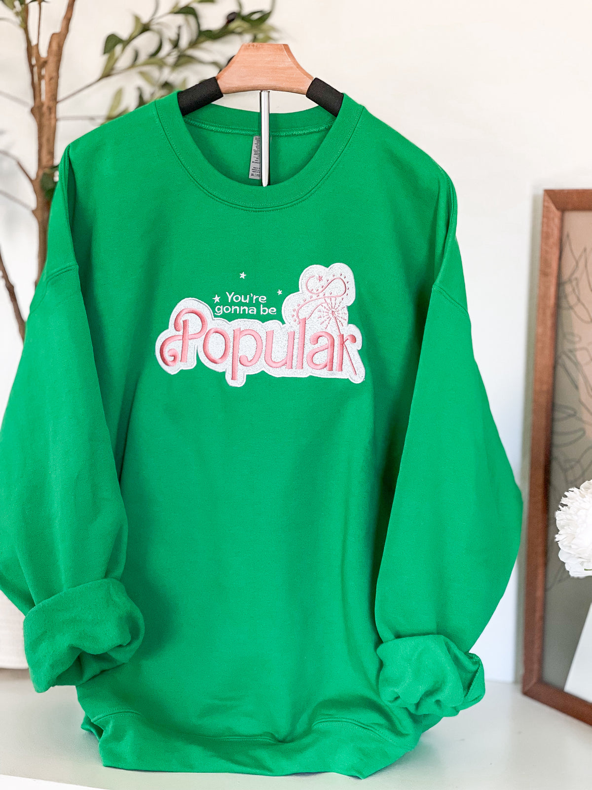 Wickedly Popular Embroidered Adult Sweatshirt (Copy)