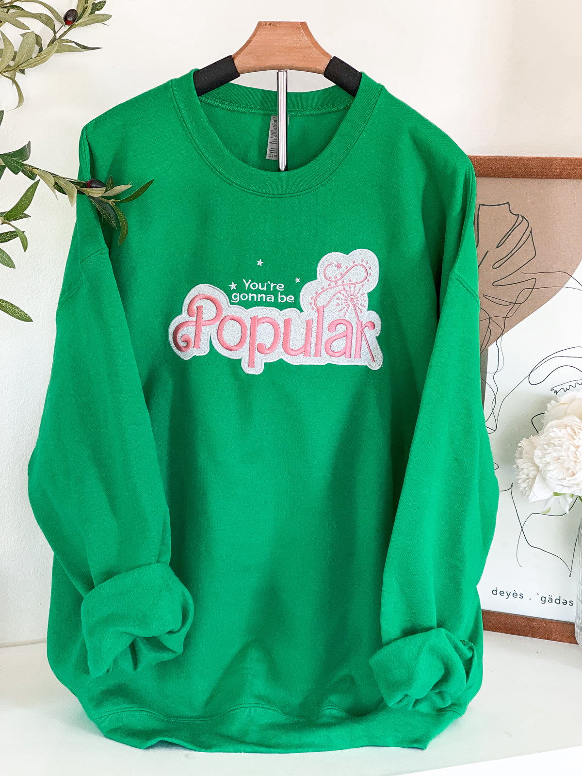 Wickedly Popular Embroidered Adult Sweatshirt (Copy)