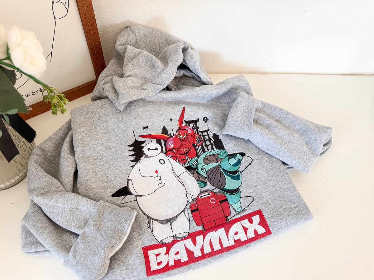 Baymax X 4 Embroidered Adult Sweatshirt and T-Shirt