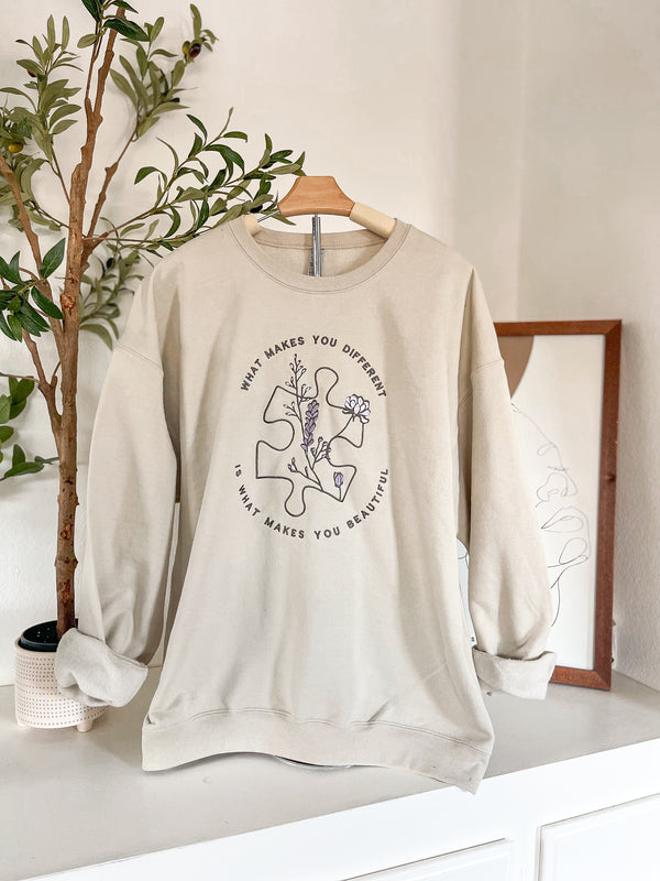 Beautiful Mind Embroidered Sweatshirt