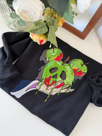 The Poison Apple Embroidered Adult Sweatshirt and T-Shirt