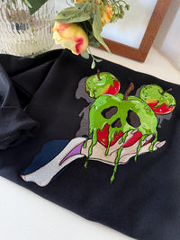 The Poison Apple Embroidered Adult Sweatshirt and T-Shirt