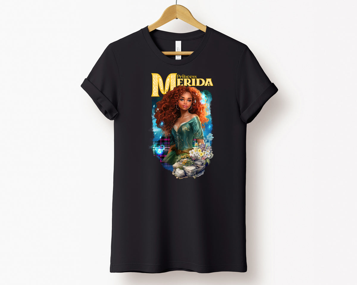 Merida The Brave Princess Adult T-Shirt