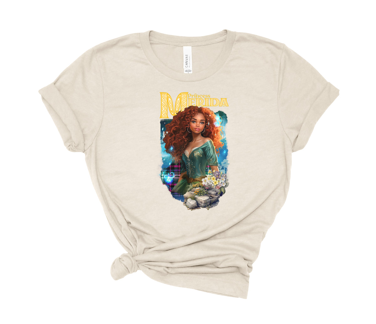 Merida The Brave Princess Adult T-Shirt