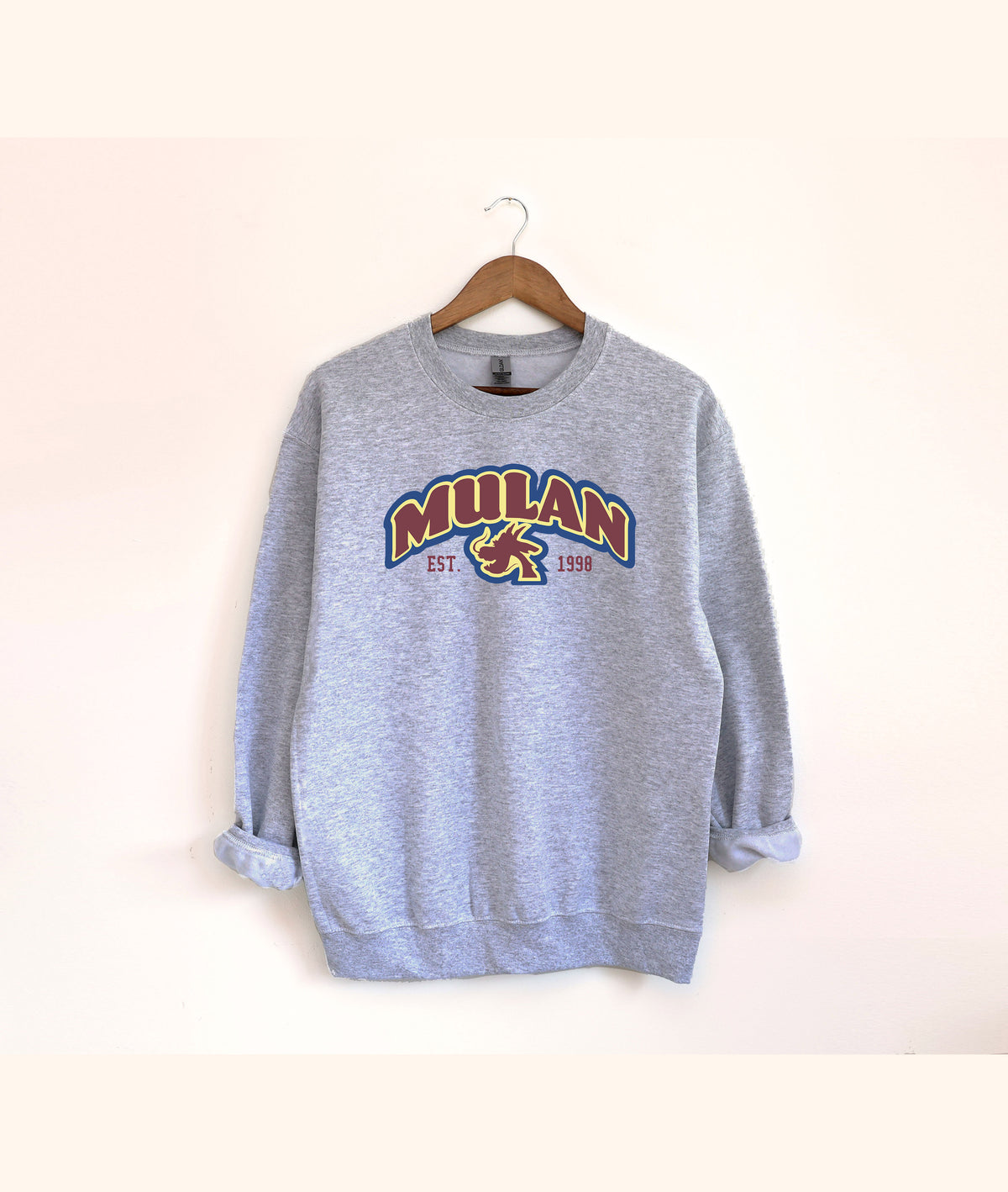 Mulan Collegiate Adult Sweatshirt