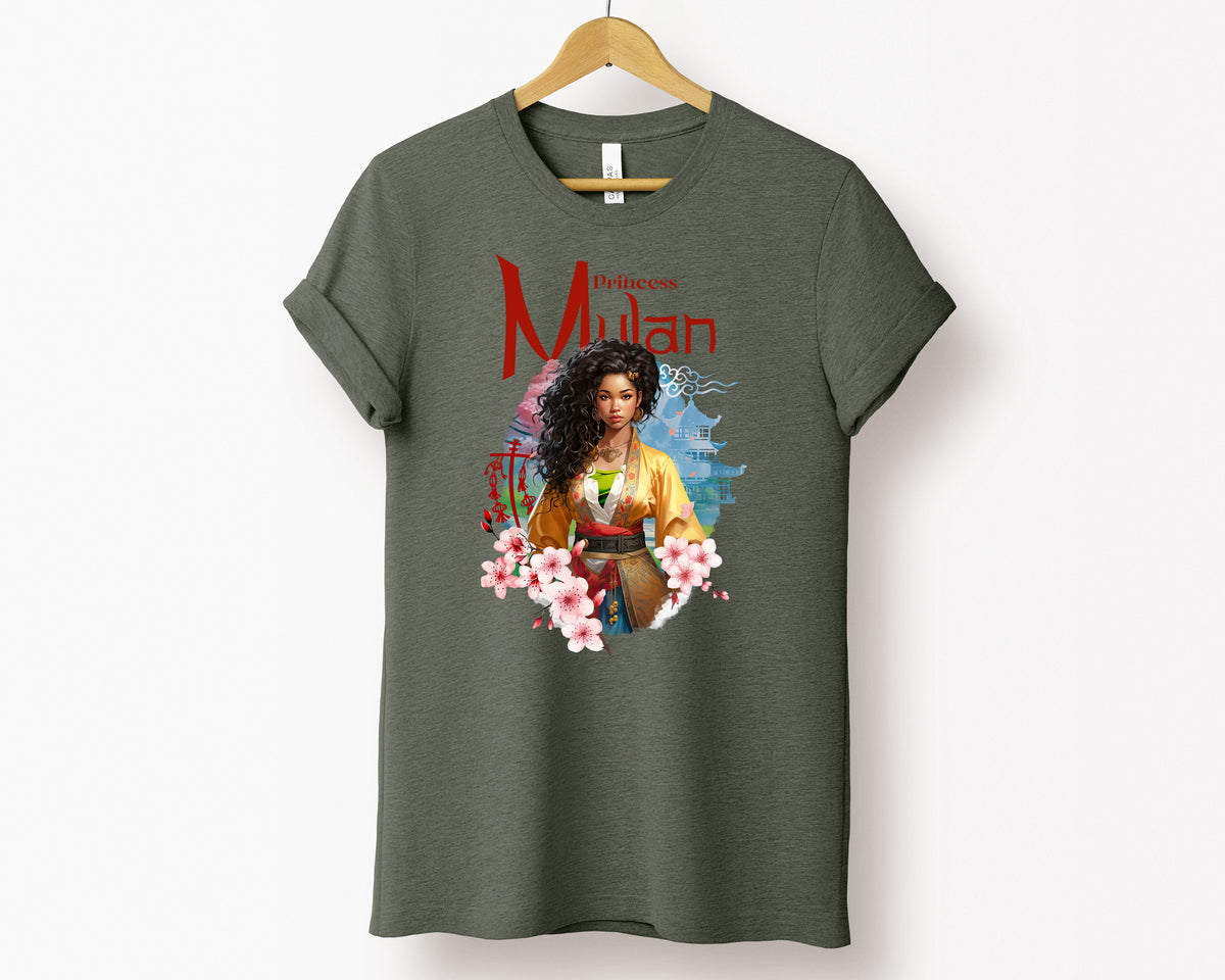 Mulan The Warrior Princess -  Adult T-Shirt