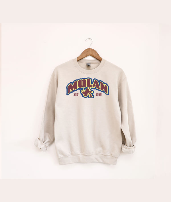 Mulan Collegiate Adult Sweatshirt