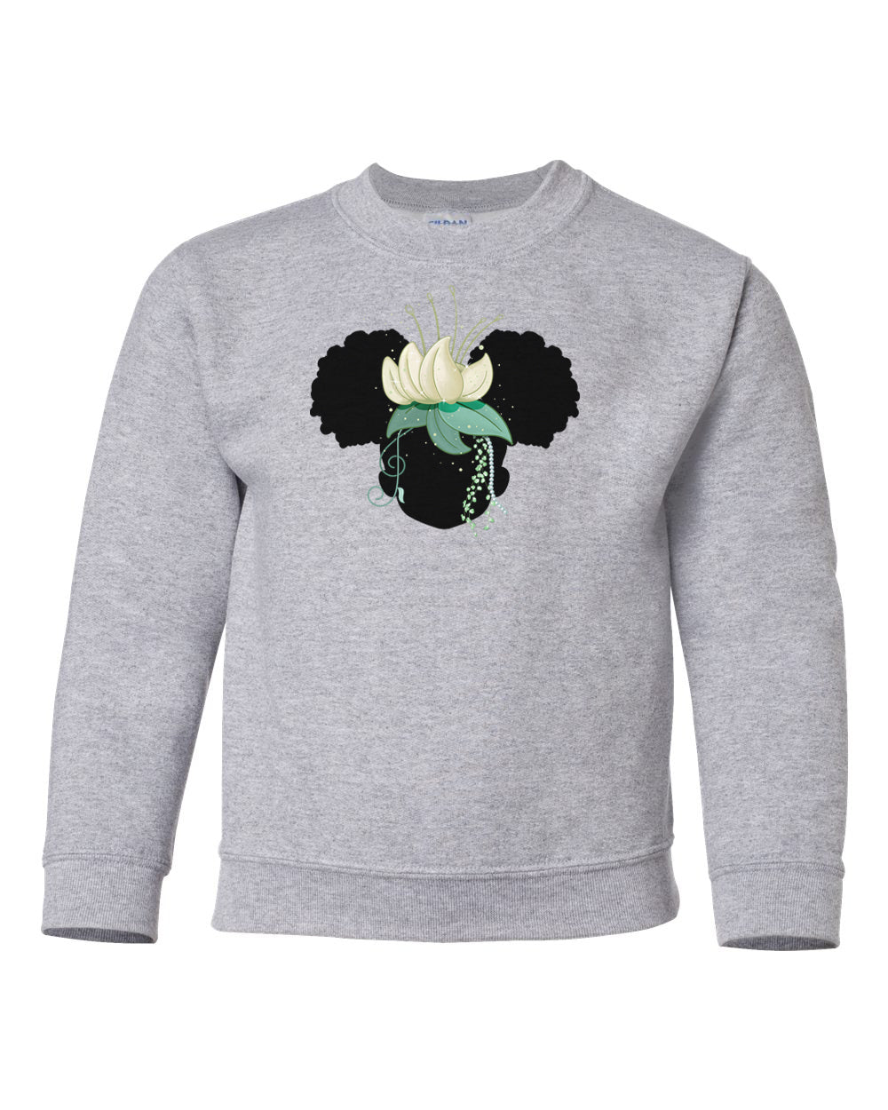 Pixi and Cass Princess Tiana Youth Sweatshirt