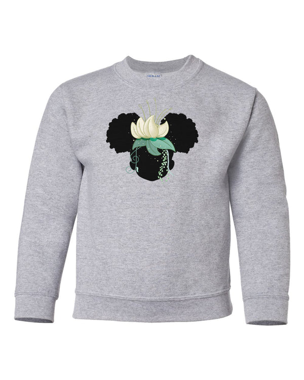 Pixi and Cass Princess Tiana Youth Sweatshirt