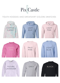 Pixi and Cass Ariel Youth Sweatshirt