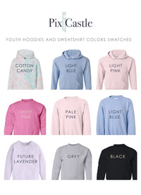 Pixi and Cass Stitch Youth Sweatshirt