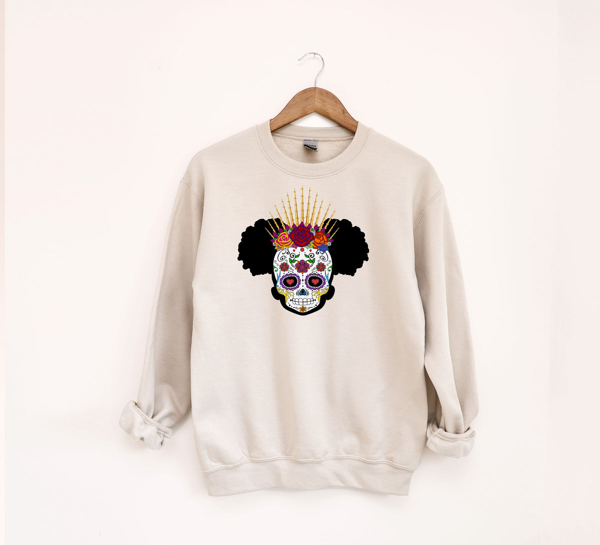 Pixi and Cass Coco Dia' de los Muertos Adult Sweatshirt