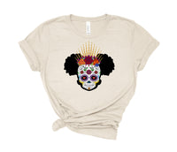 Pixi and Cass Coco Dia' de los Muertos Adult T-Shirt