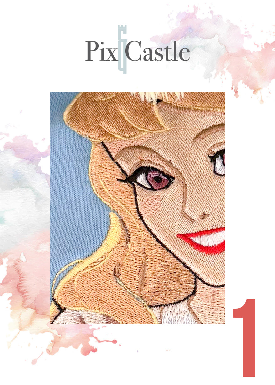 1  ROSE GIRL EMBROIDERY