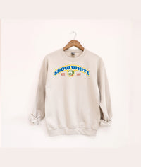 Snow White Collegiate Adult Sweatshirt