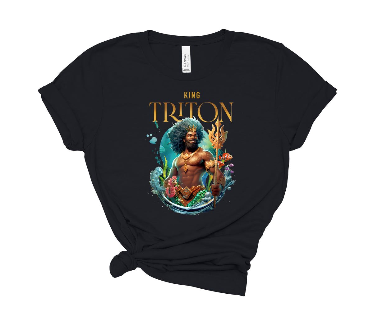 Triton King The Sea King Adult T-Shirt