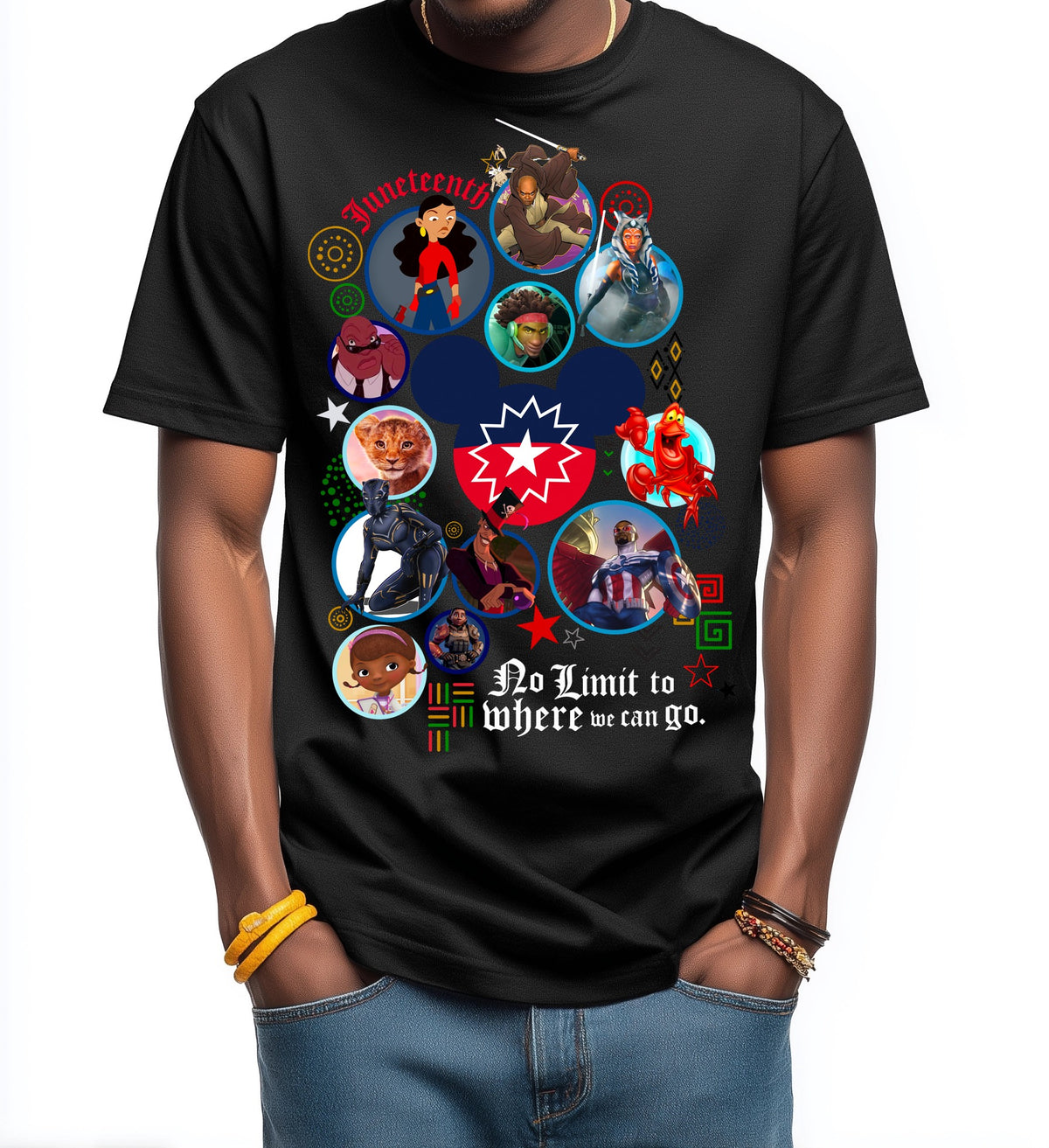 No Limit..Juneteenth Disney Celebration Adult T-Shirt